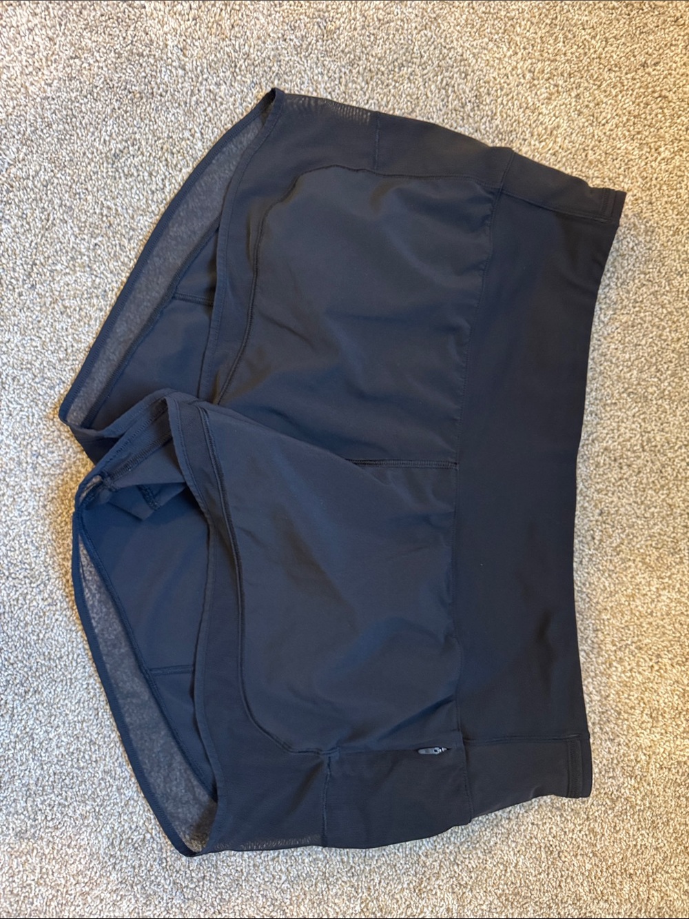 lululemon athletica Black Women’s Athletic Shorts with Zip Pocket